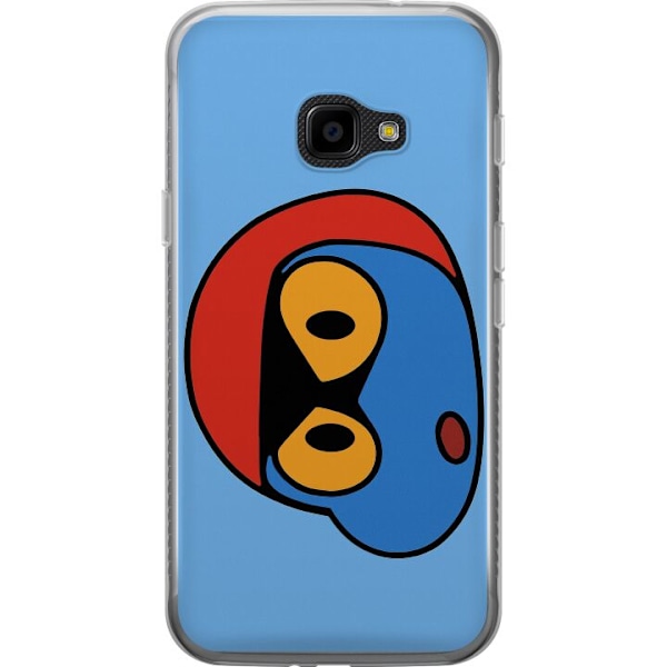 Samsung Galaxy Xcover 4 Läpinäkyvä kuori Bold Bot Head