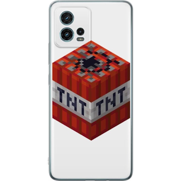 Motorola Moto G72 Läpinäkyvä kuori Minecraft TNT