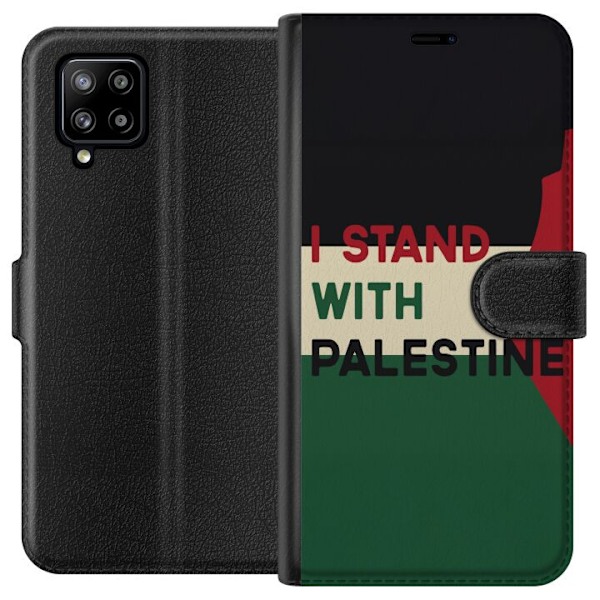Samsung Galaxy A42 5G Lompakkokotelo Pysähdy Palestiinan puol