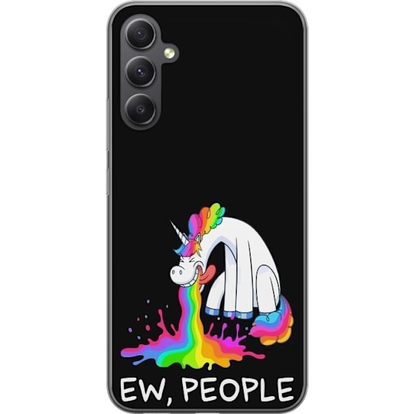 Samsung Galaxy A35 Genomskinligt Skal EW People Unicorn