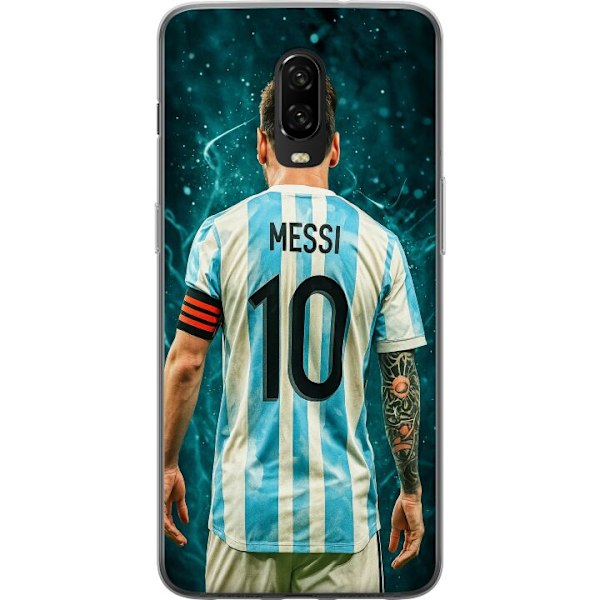 OnePlus 6T Läpinäkyvä kuori Messi