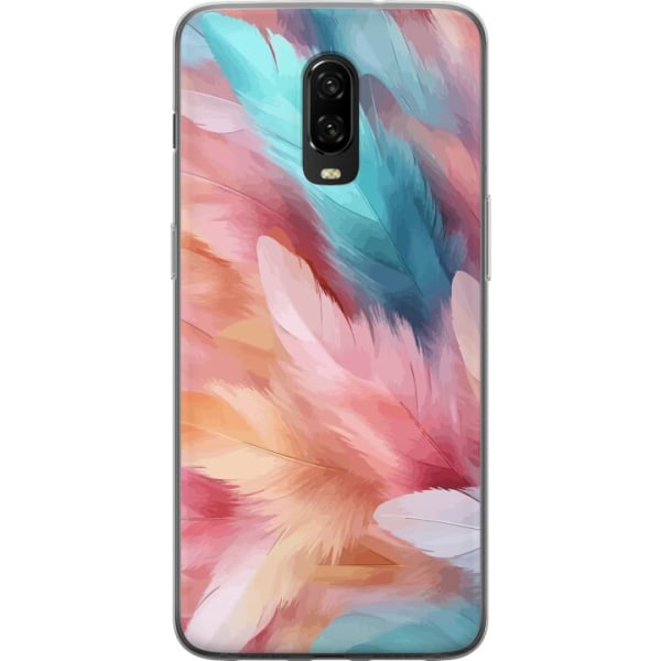 OnePlus 6T Gennemsigtig cover Fjer