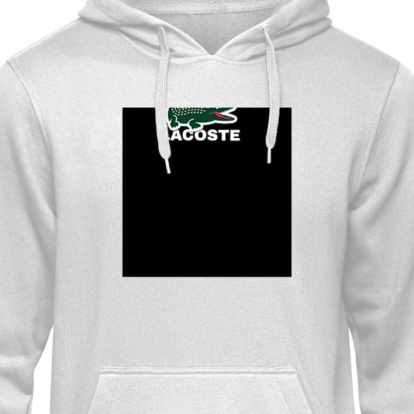 Barn-Hoodie | Mjuk Huvtröja för Barn Lacoste grå 9-11 År