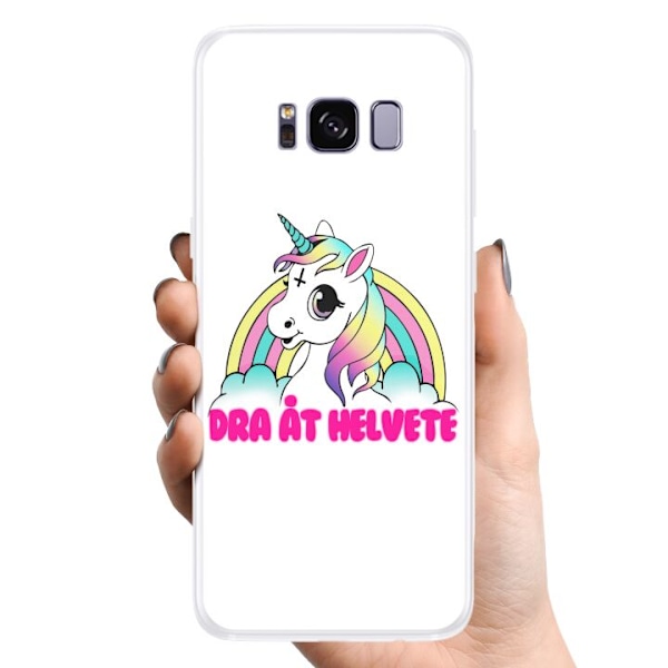 Samsung Galaxy S8 TPU Mobilcover Unicorn