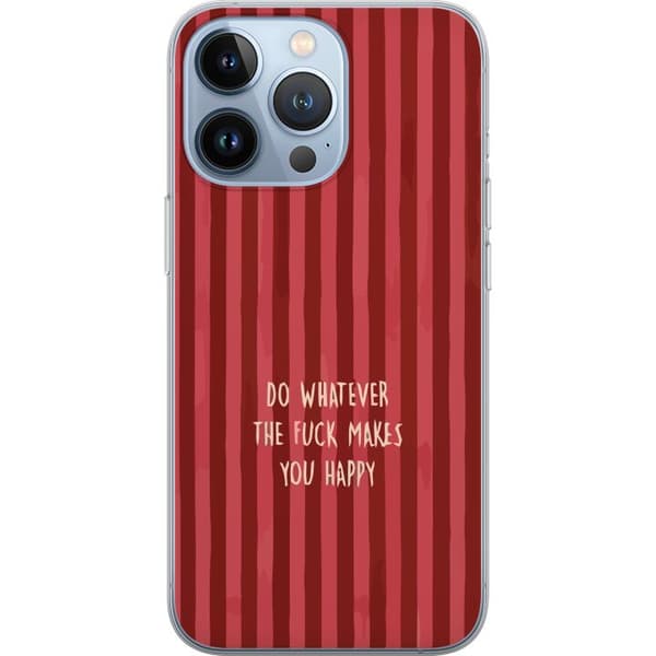 Kompatibel Mobilcover til Apple iPhone 13 Pro Gör det som gör dig glad rød
