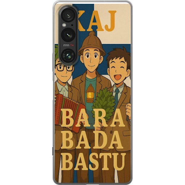 Sony Xperia 1 V Genomskinligt Skal Bara bada bastu KAJ
