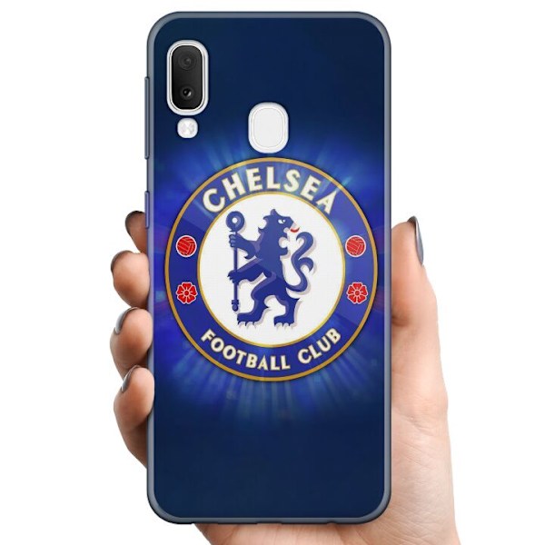 Samsung Galaxy A20e TPU Mobilskal Chelsea Football