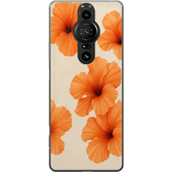 Sony Xperia Pro-I Genomskinligt Skal Papaya Punch