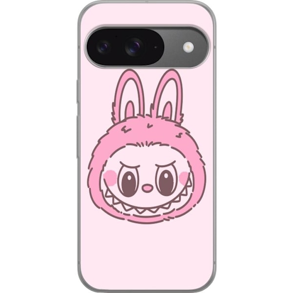 Google Pixel 9 Genomskinligt Skal Labubu Zodiac Bunny Edition