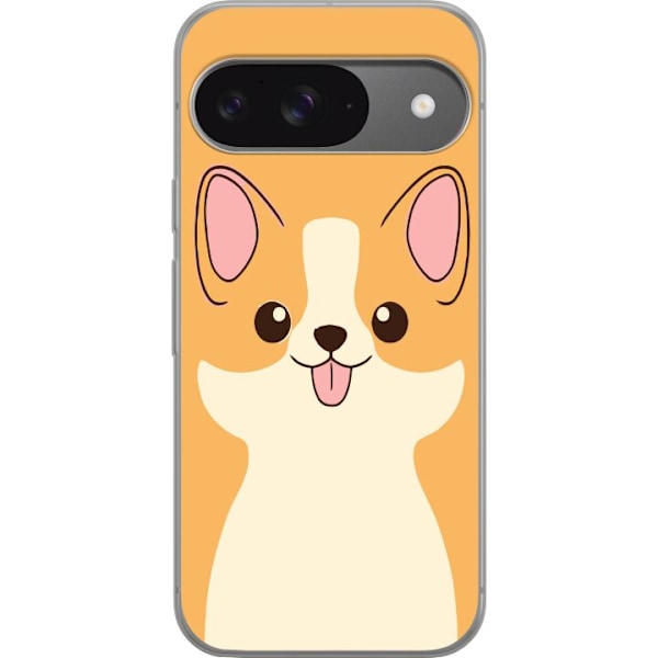 Google Pixel 9 Pro Gennemsigtig cover Corgi