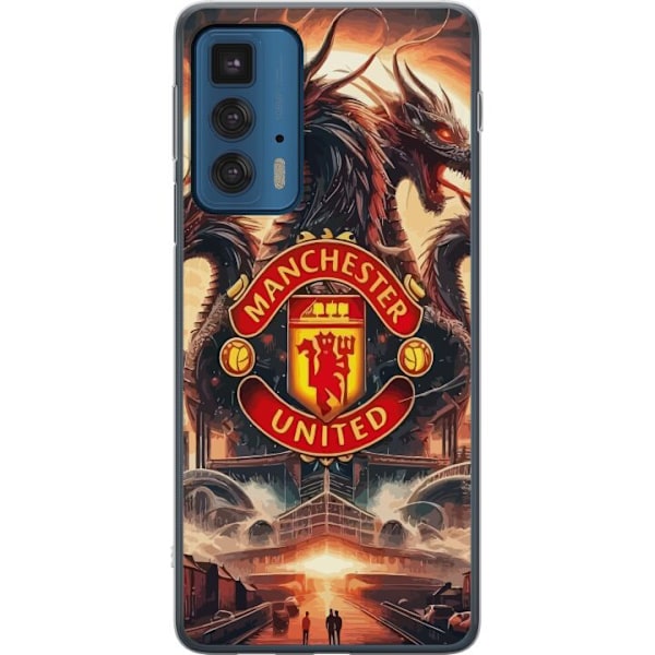 Motorola Edge 20 Pro Genomskinligt Skal Manchester United