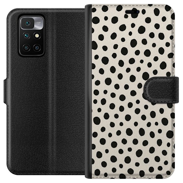 Xiaomi Redmi 10 Plånboksfodral Dot Dance