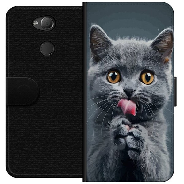 Sony Xperia XA2 Lommeboketui Katt