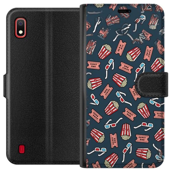 Kompatibel Tegnebogsetui til Samsung Galaxy A10 Biokväll blå