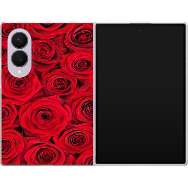Kompatibel Mobilcover til Samsung Galaxy Z Fold8 Røde roser rød
