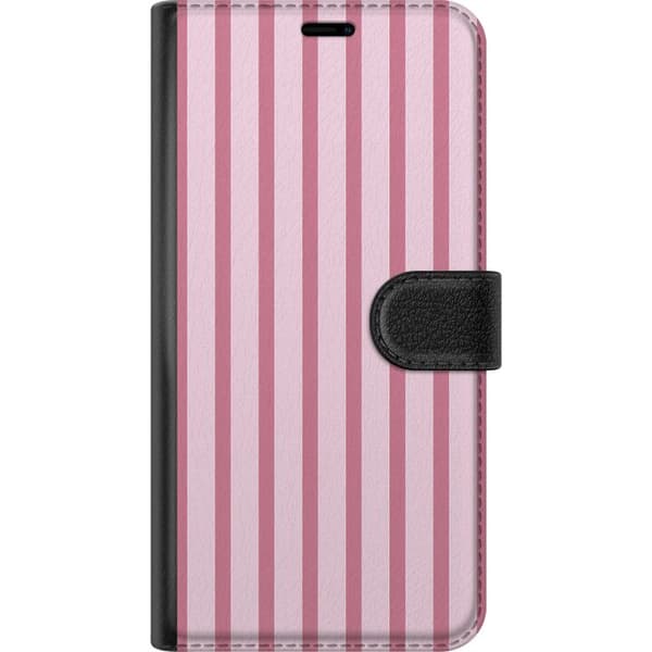 Kompatibel Tegnebogsetui til Samsung Galaxy A51 Lyserøde striber pink