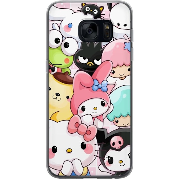 Samsung Galaxy S7 Genomskinligt Skal Kawaii Sanrio Crew