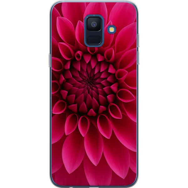 Samsung Galaxy A6 (2018) Genomskinligt Skal Rosecore
