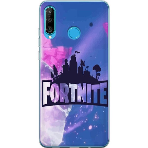 Huawei P30 lite Genomskinligt Skal Fortnite