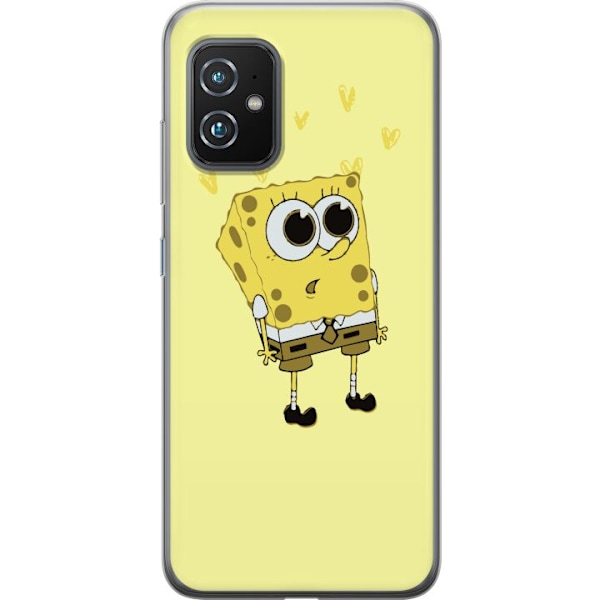 Asus Zenfone 8 Gennemsigtig cover SvampeBob Firkant