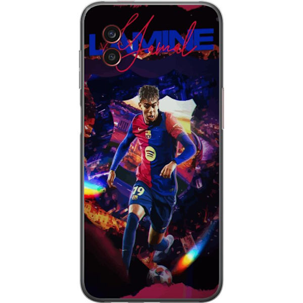 Samsung Galaxy Xcover6 Pro Läpinäkyvä kuori Yamal Rising Talent FC Barcelona Pelaaja Nuori Jalkapalloilija Suosittu Motiivi Urheilu Espanja Lahjakk