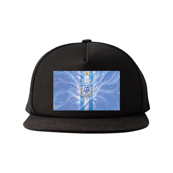 Snapback-lue svart one size