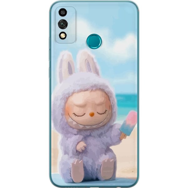 Honor 9X Lite Läpinäkyvä kuori Labubu Vaaleanpunainen Tunne