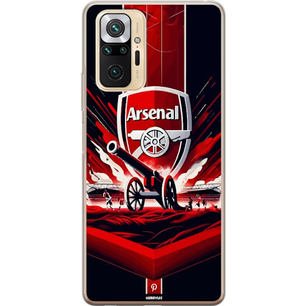 Xiaomi Redmi Note 10 Pro Läpinäkyvä kuori Arsenal