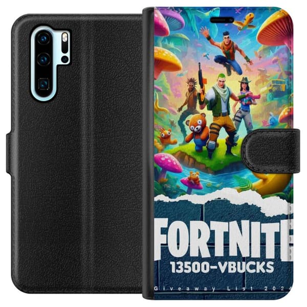 Kompatibel Tegnebogsetui til Huawei P30 Pro Fortnite