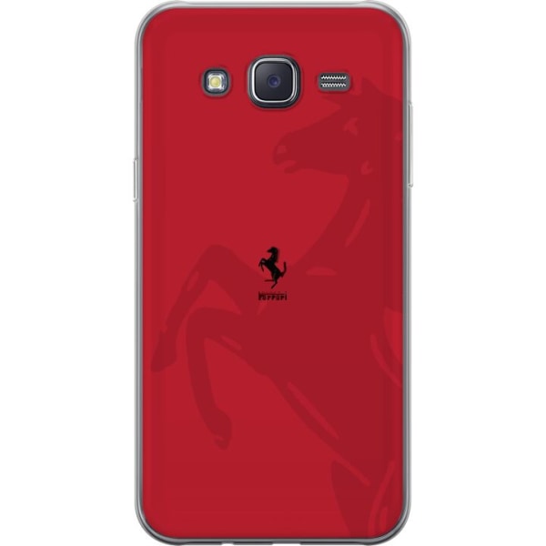 Samsung Galaxy J5 Gennemsigtig cover Ferrari