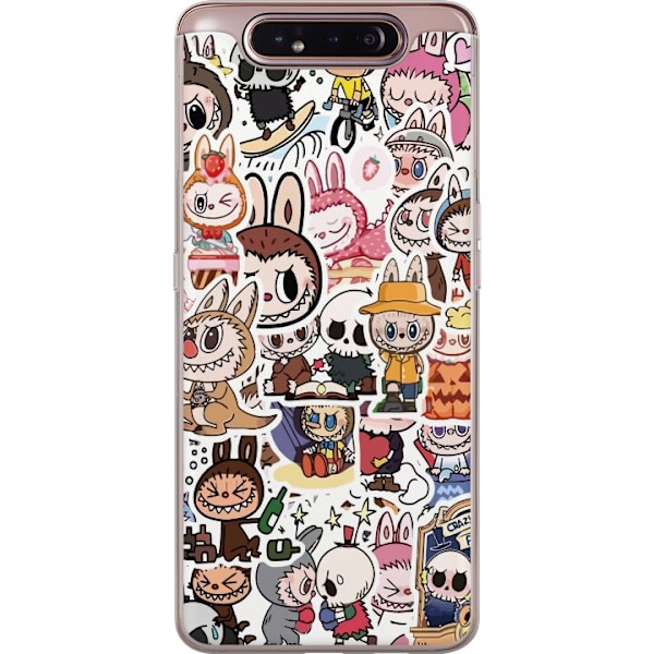 Samsung Galaxy A80 Genomskinligt Skal Labubu All-Stars – POP