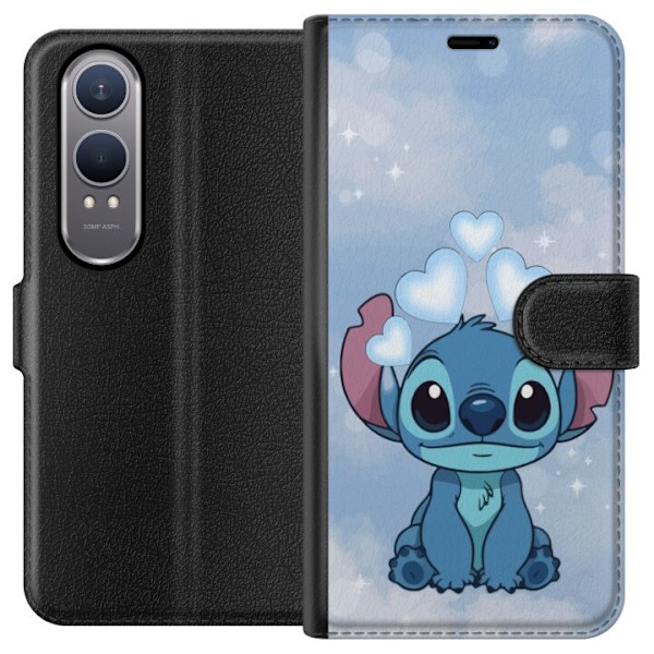 OnePlus Nord CE4 Lite Lompakkokotelo Stitch Hyppäävä Ilo -