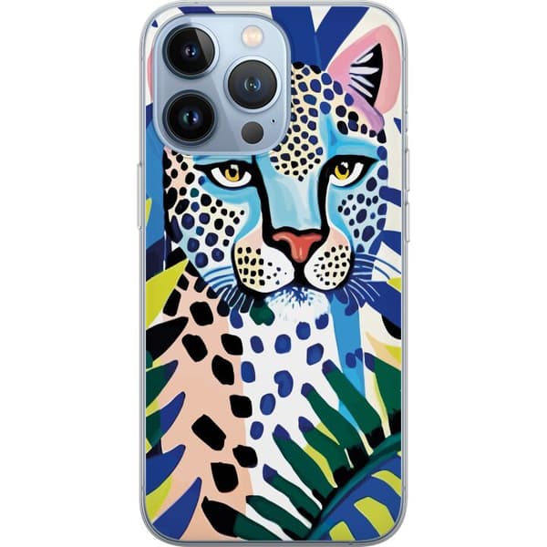 Kompatibel Mobilcover til Apple iPhone 13 Pro Livlig Leopard