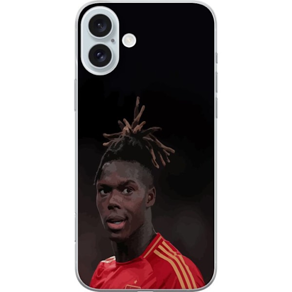 Apple iPhone 16 Plus Gennemsigtig cover Nico Williams