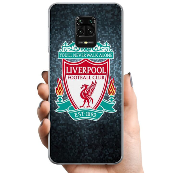 Xiaomi Redmi Note 9 Pro TPU Matkapuhelimen kuori Liverpool Foo