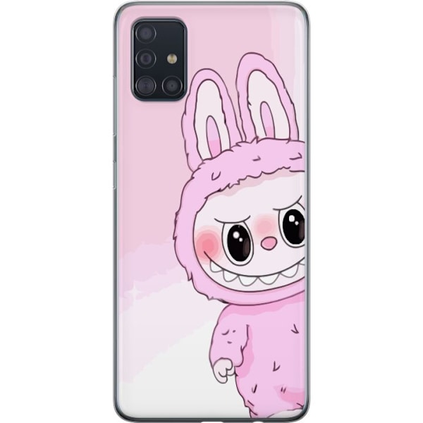Samsung Galaxy A51 Läpinäkyvä kuori Labubu Jänis-sarja