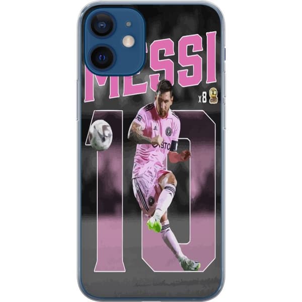 Kompatibelt Mobilskal till Apple iPhone 12 mini Lionel Messi - Rosa