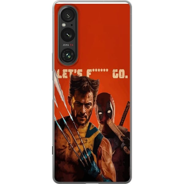 Sony Xperia 1 V Genomskinligt Skal Deadpool & Wolverine