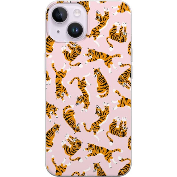 Kompatibelt Mobildeksel til Apple iPhone 14 tiger