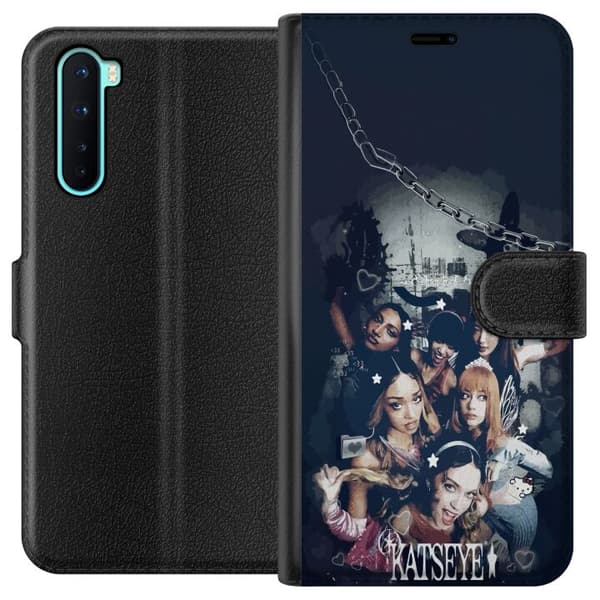 Kompatibel Tegnebogsetui til OnePlus Nord KATSEYE sort