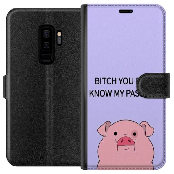 Kompatibel Tegnebogsetui til Samsung Galaxy S9+ RØR IKKE