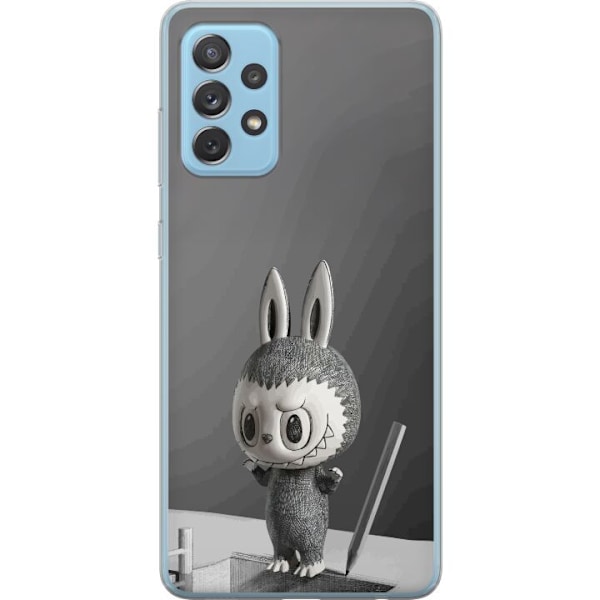 Samsung Galaxy A72 5G Gennemsigtig cover Pop Mart MEGA LABUBU LABUBU Sketch 1000%