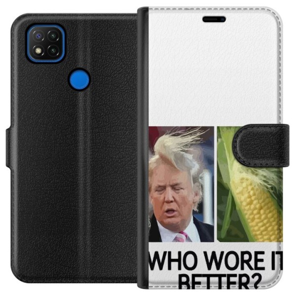 Xiaomi Redmi 9C Tegnebogsetui Trump