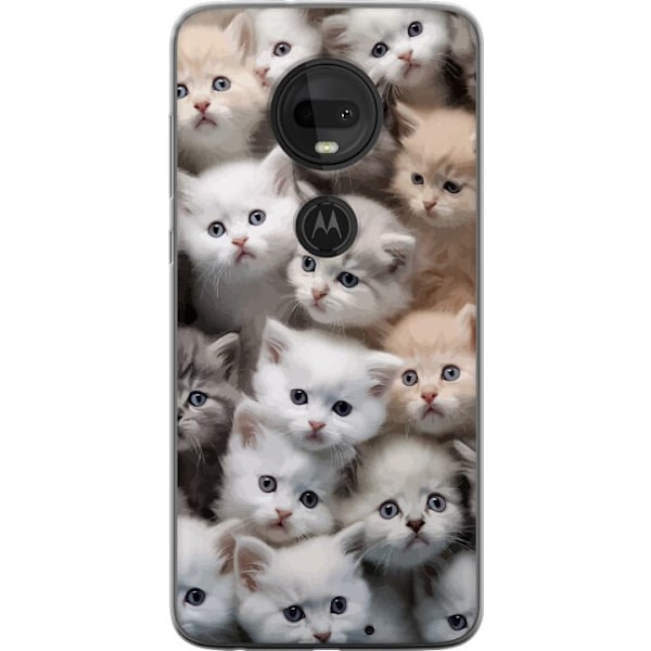 Motorola Moto G7 Gennemsigtig cover Katte