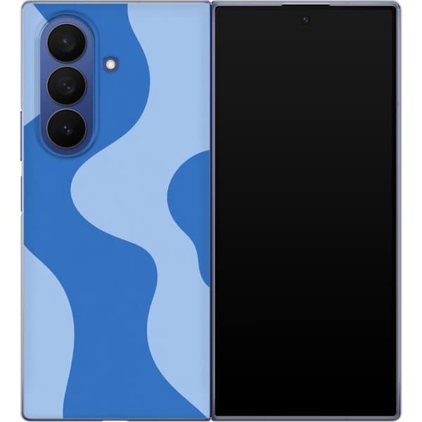 Kompatibelt Mobildeksel til Samsung Galaxy Z Fold7 Blå bølger blå