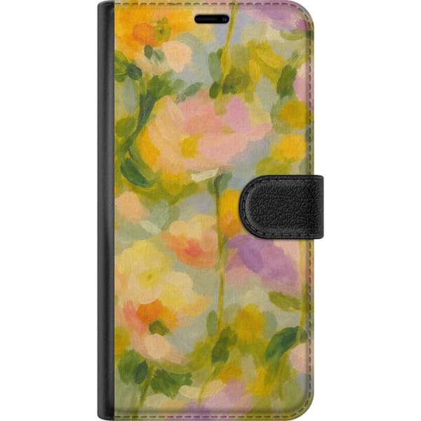 Kompatibel Tegnebogsetui til Samsung Galaxy A33 5G Bløde sommerblomster i drømmende pastelharmoni
