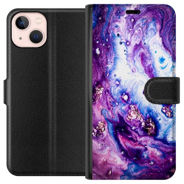 Kompatibelt Plånboksfodral till Apple iPhone 13 mini Lila