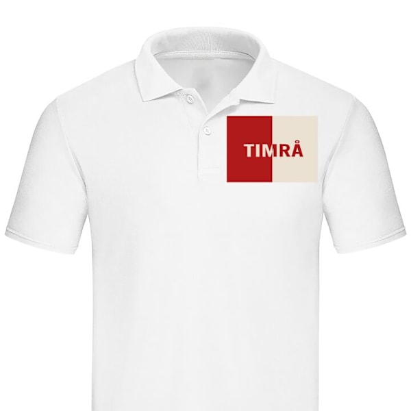 Piké för Vuxen | Elegant Pikétröja Timrå – Hockey Vit Large