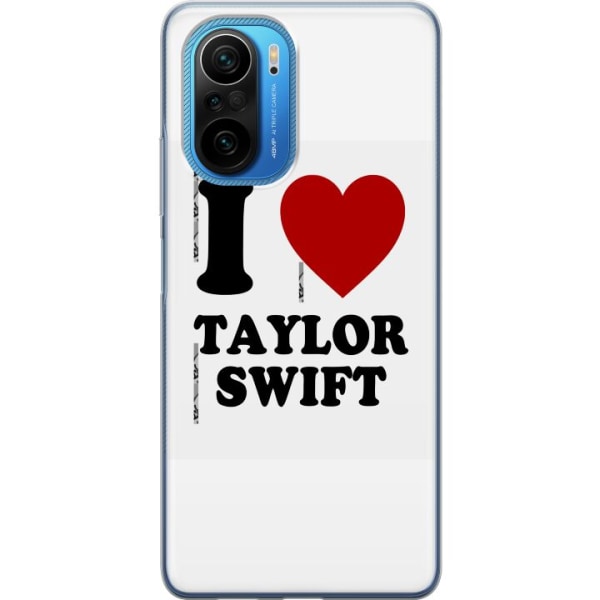Xiaomi Poco F3 Läpinäkyvä kuori Taylor Swift