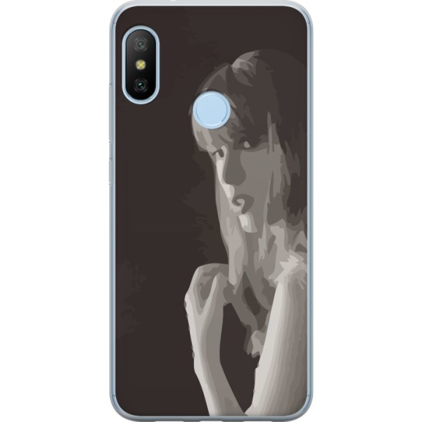 Xiaomi Mi A2 Lite Gennemsigtig cover Taylor Swift